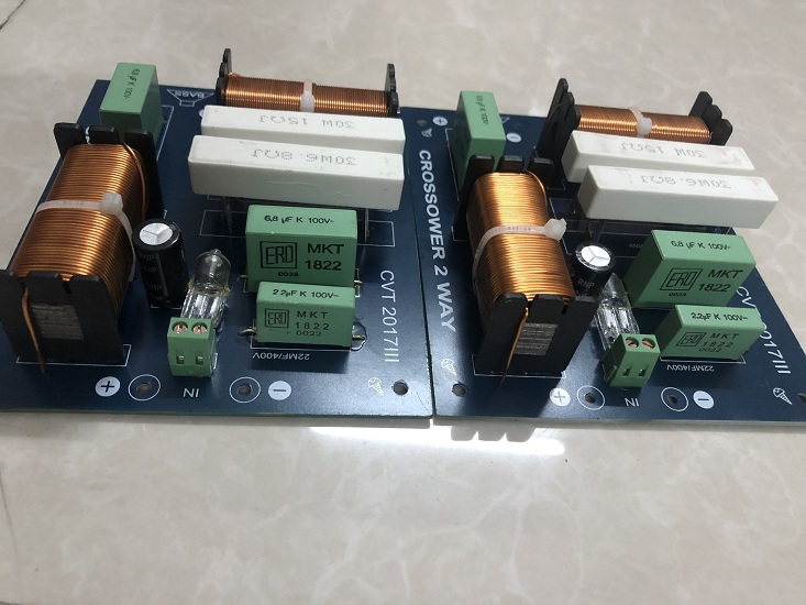 Mạch phân tần loa CVT-2017III 2 way 1 bass + 1 treble