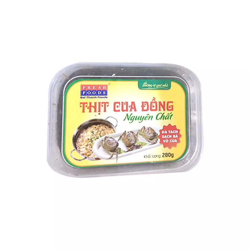 Cua Đồng Xay Đông Lạnh 280Gr