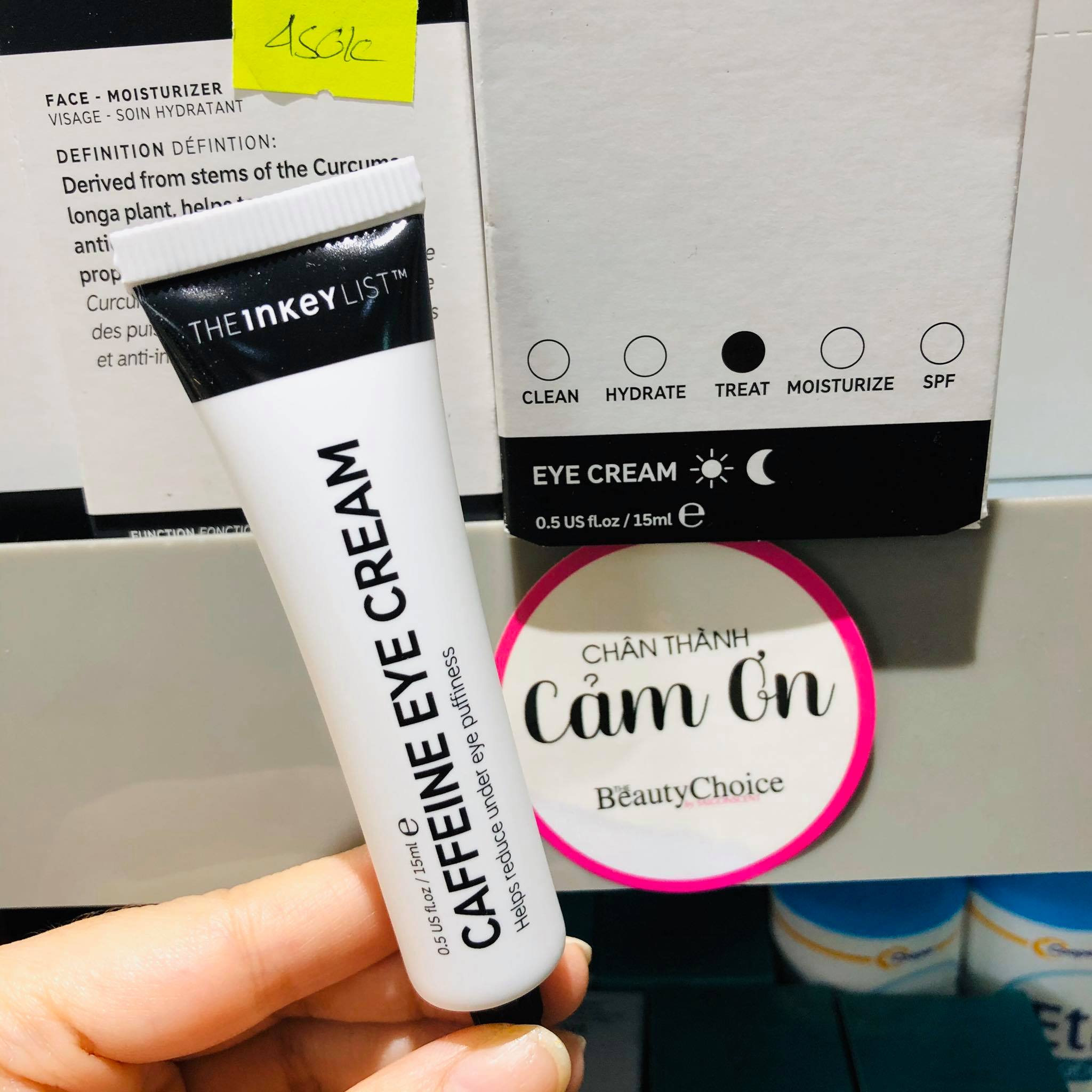 Kem Mắt The INKEY List Caffeine Eye Cream (15mL)