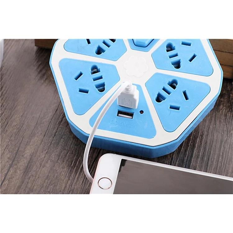 Ổ Cắm Điện Hình Trái Cam 2 Cổng USB