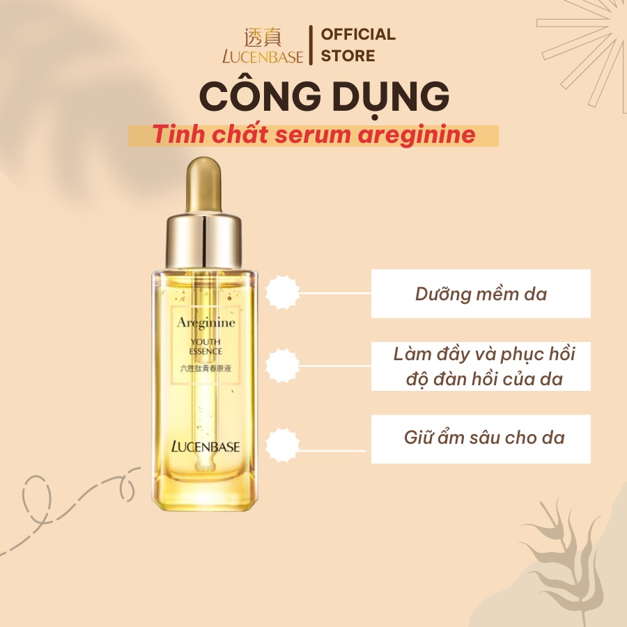 serum ,tính chất căng mọng da dưỡng da Argireline Lucenbase