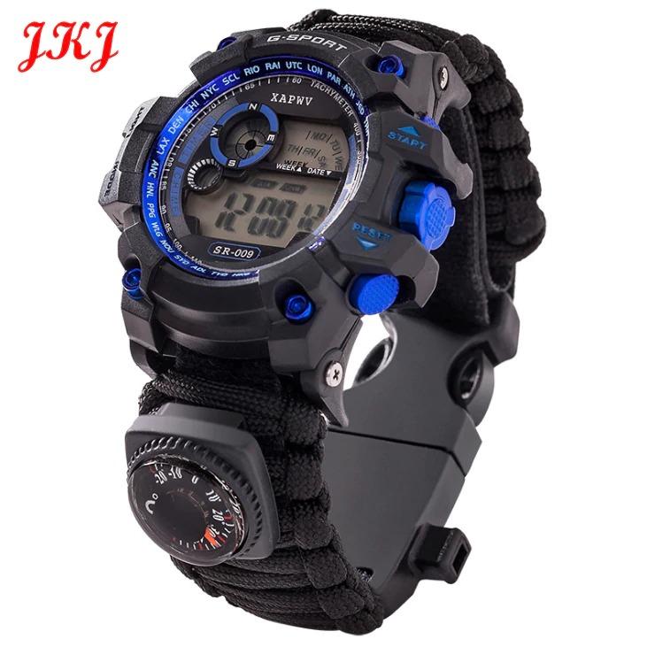 Đồng Hồ sinh tồn Kiểu Dáng Quân Đội Chống Nước 7 in 1