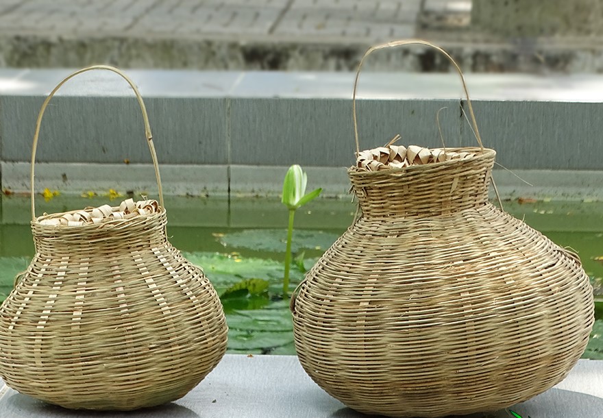 GIỎ CÁ, GIỎ CUA MÂY TRE TRANG TRÍ TẾT