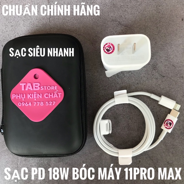 Bộ Sạc PD 18w Bóc Máy 11Pro Max - Siêu Chất (Bảo Hành 18T)