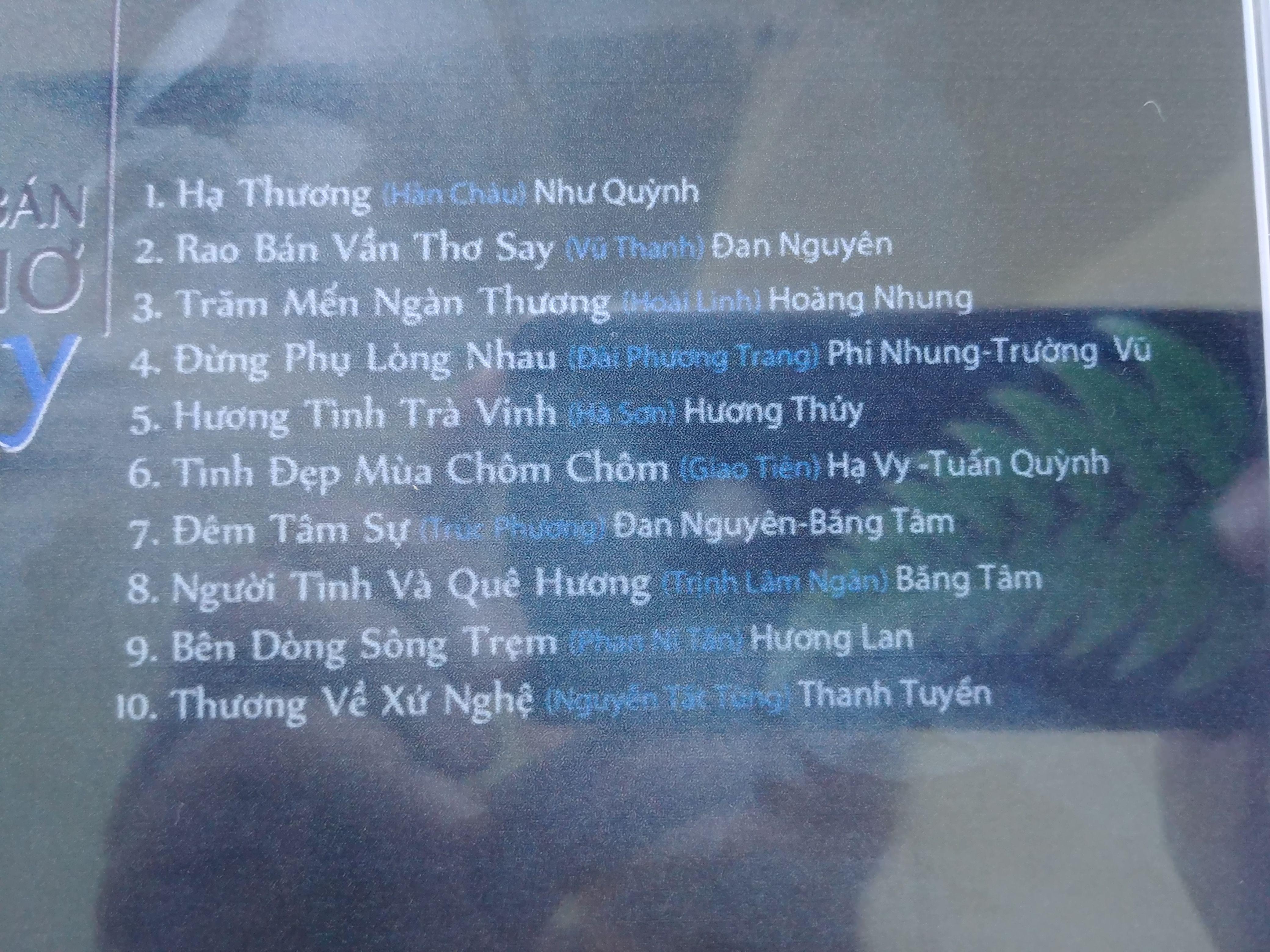 CD Rao Bán Vần Thơ Say - Thúy Nga CD605