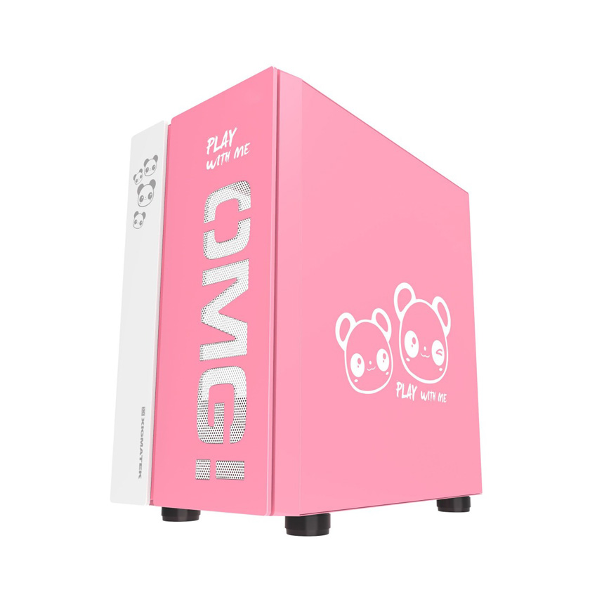 Vỏ case Xigmatek OMG QUEEN (Mini Tower/Màu Hồng)