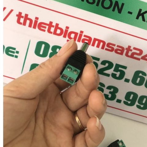 Rắc DC Đực Kiểu Vặn ốc