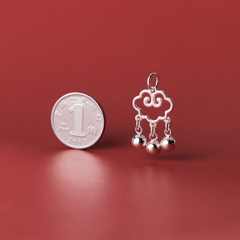[S925] Charm bạc khánh treo chuông - MH792