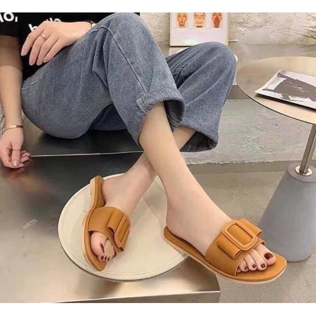 Dép đế bằng khoá nơ siêu dẻo DN(ĐẾ DẺO DÀY)