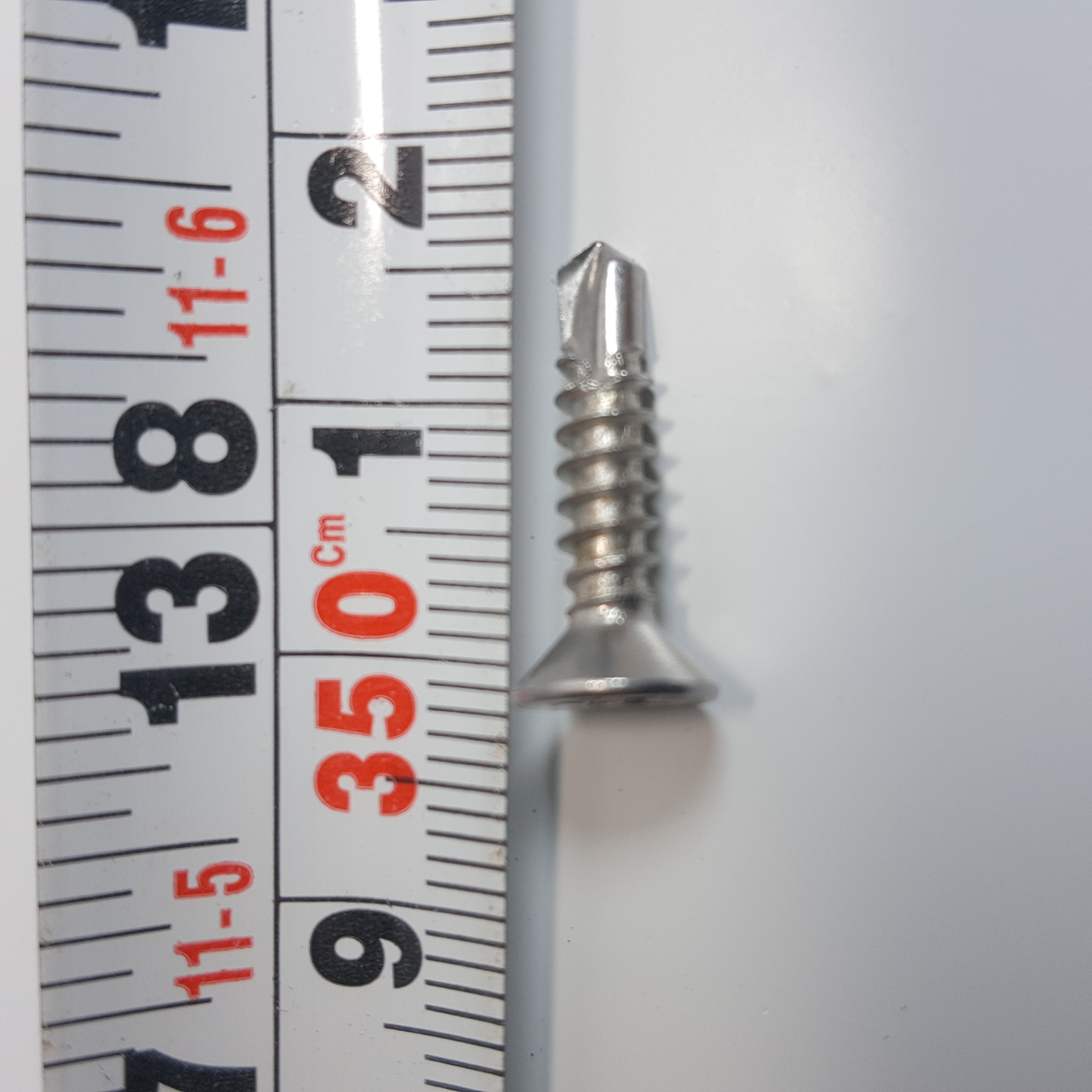 100 con vít inox 4*19 [ inox  410 tự khoan đầu bằng ] vít đuôi cá