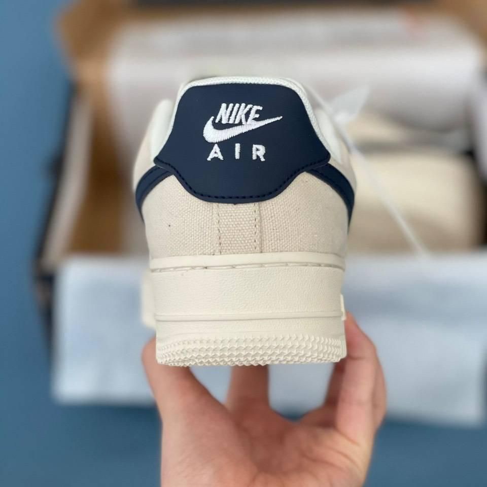 Giày thể thao Nike Canvas Navy, Giày AF1 vải vệt xanh phối đồ nam nữ trẻ trung hot new 2022 Full Box Bill