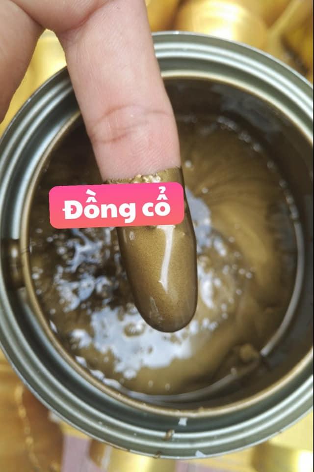 Sơn mạ kẽm 1K màu NHŨ ĐỒNG ĐEN 909 ( đồng cổ ) Yes Paint lon 200g, 400g và 800g