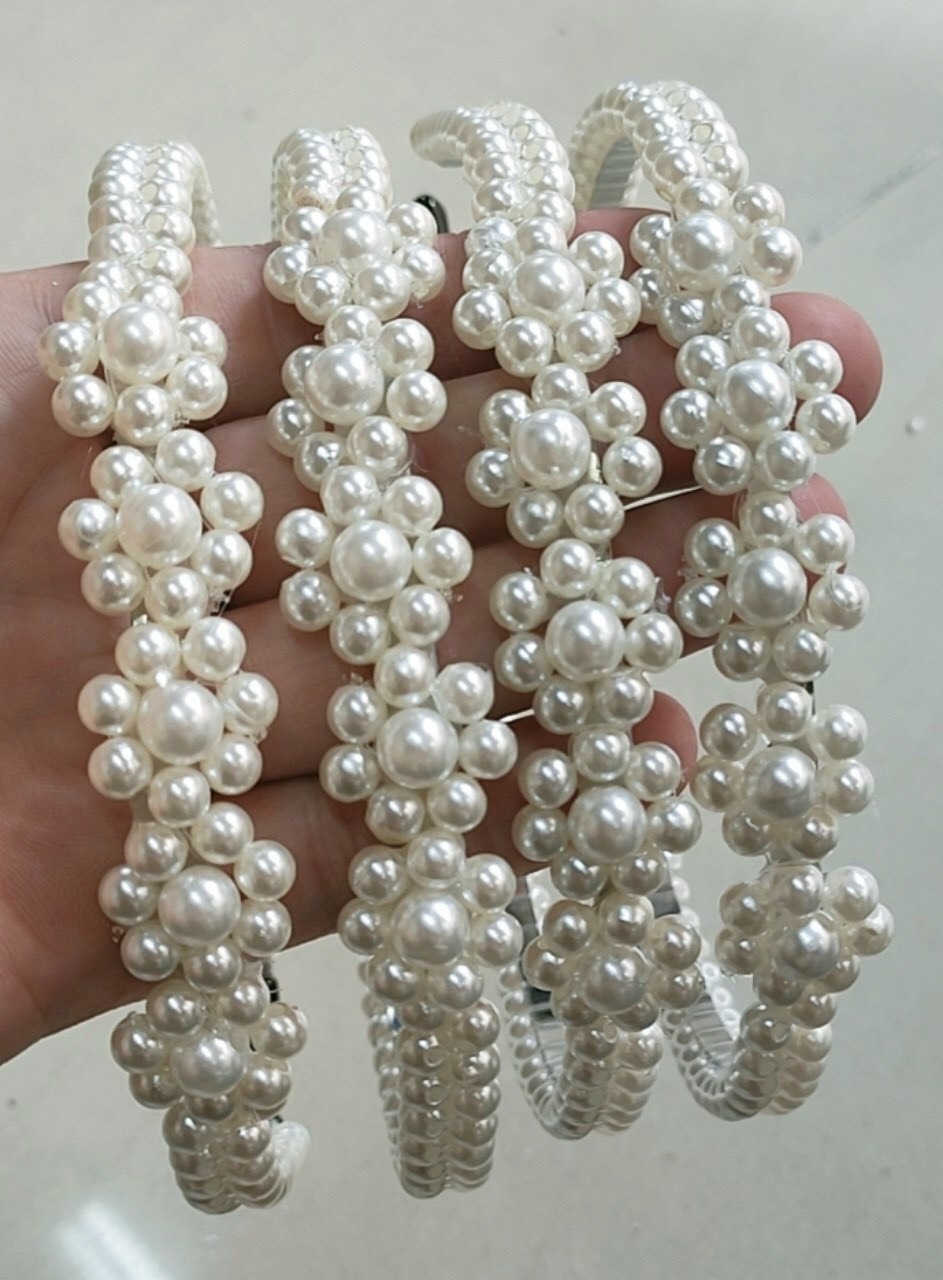 Cài tóc Ngọc Trai Handmade hàng VN Chắc chắn