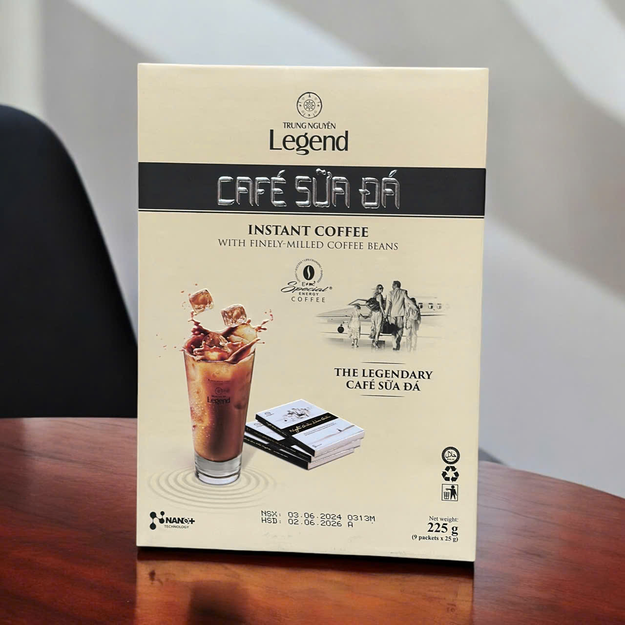 Combo 2 hộp cafe hòa tan sữa đá Legend Trung Nguyên ( 9 gói x 25g / hộp )