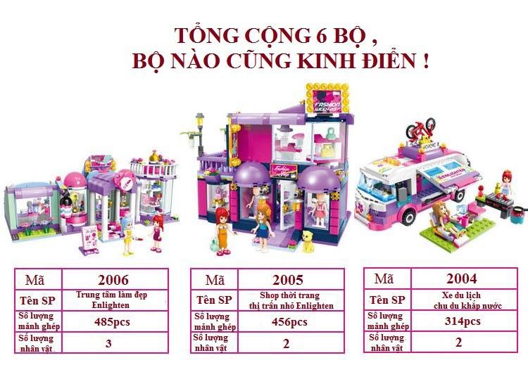 Bộ lắp ghép Enlighten Quán cà phê Abby 2003