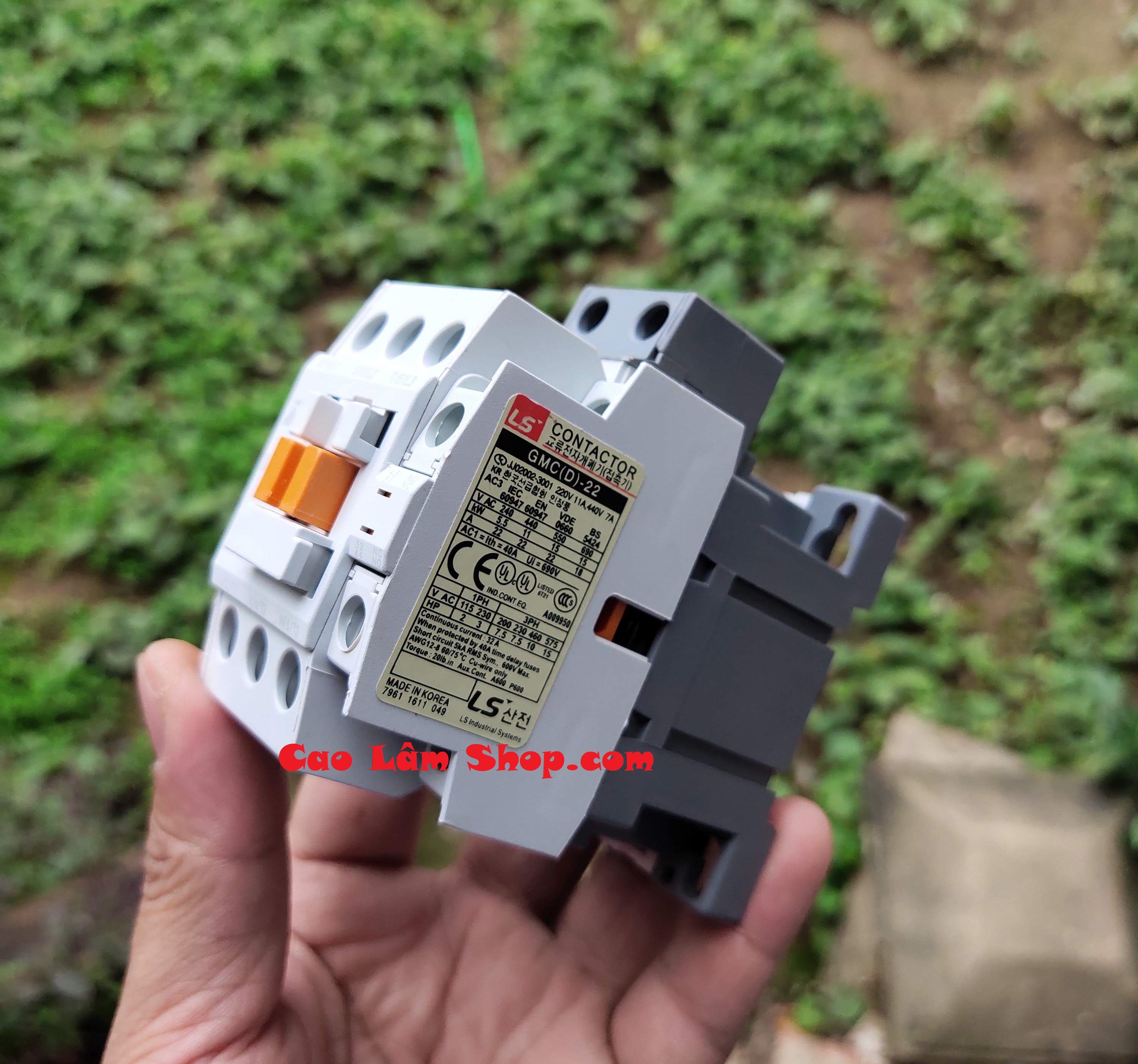 Khởi động từ 22A 380V LS Contacter GMC-22