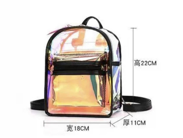 Balo trong suốt hologram mini