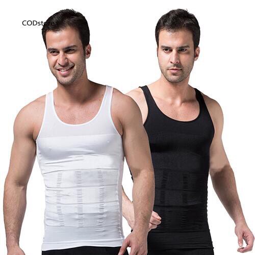 Áo gen nam định hình body slim fit - Đồ lót giảm béo bụng - Áo lót ba lỗ thể thao ôm body cho cơ bụng săn chắc
