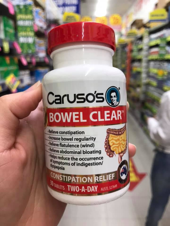 Caruso’s Bowel Clear 60 viên – thải độc ruột