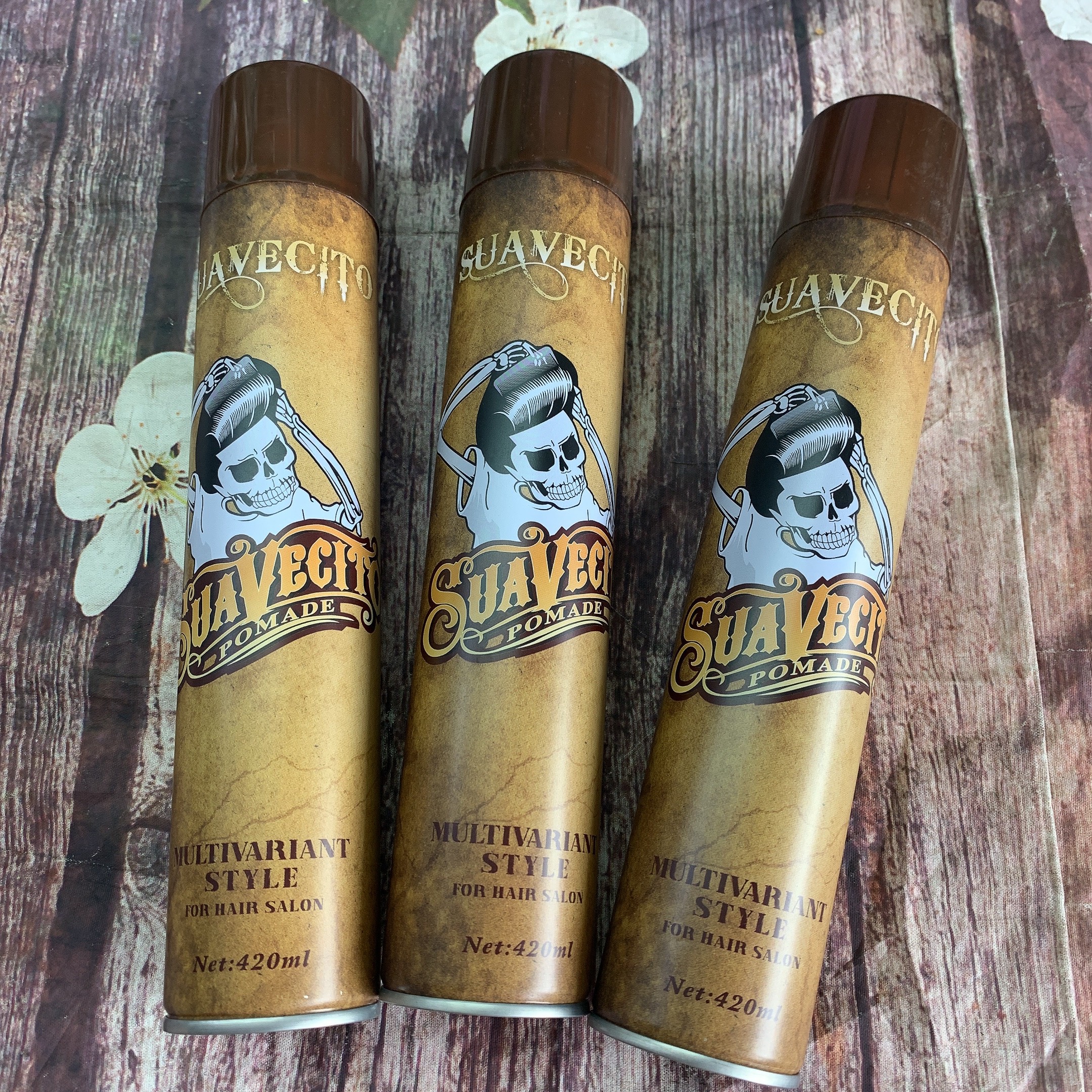 Keo gôm xịt giữ nếp tóc cứng Suavecito 420ml