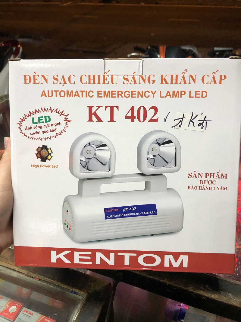 ĐÈN SẠC CHIẾU SÁNG KENTOM KT-402