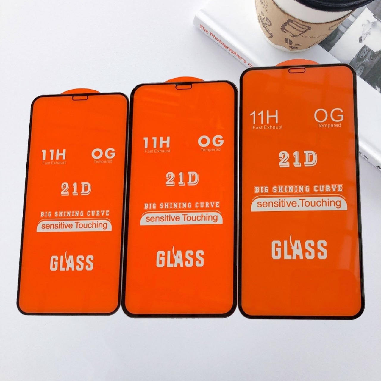 Cường Lực IP Full Màn 21D  Sang Xin MỊn