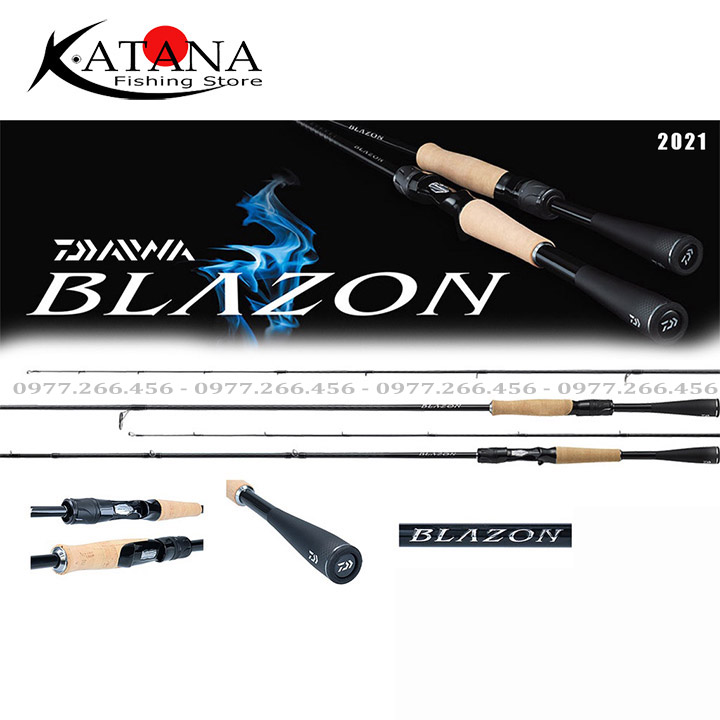 Cần Câu lure Daiwa Blazon -  Máy Ngang, Máy Đứng