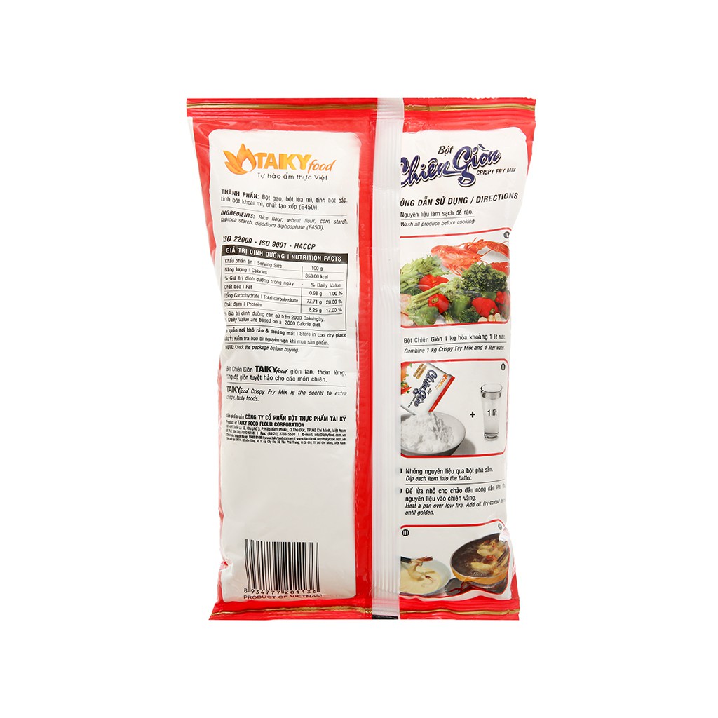 Bột Chiên Giòn Tài Ký gói 1Kg