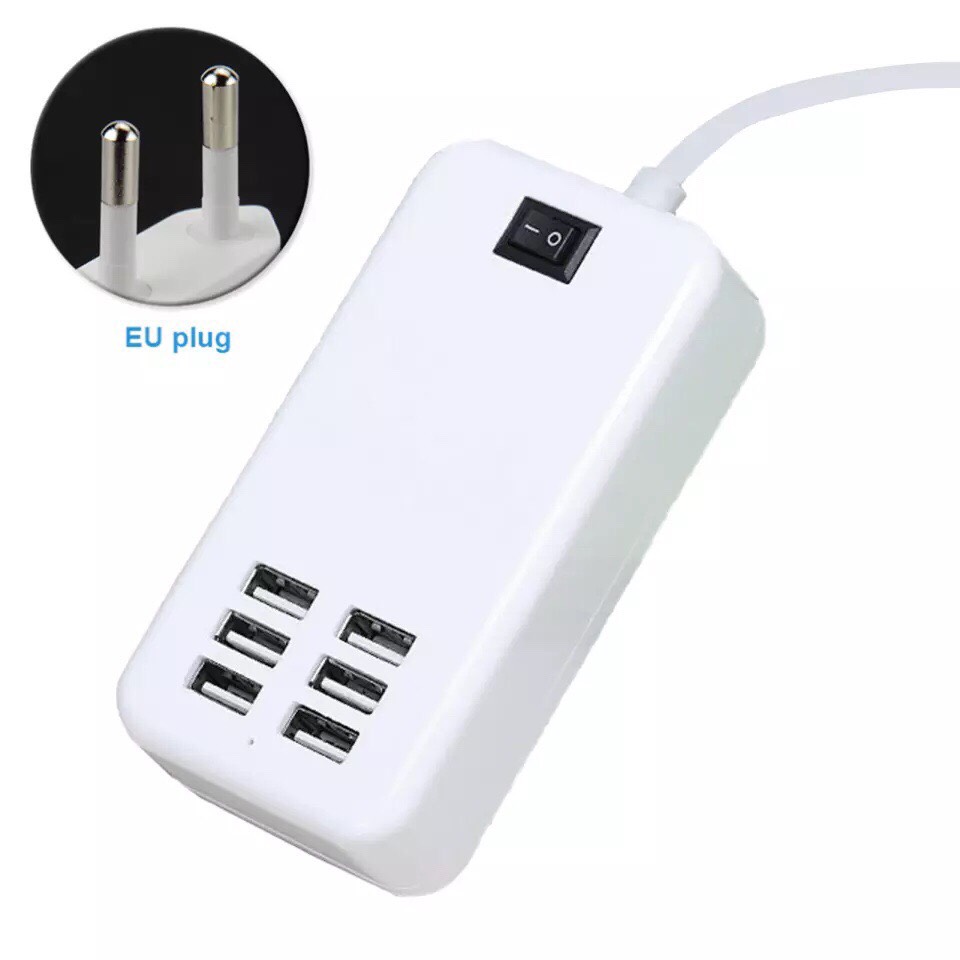 [HCM][BẢO HÀNH 6 THÁNG] Ổ cắm USB  6 Cổng dây điện dài 1.5m