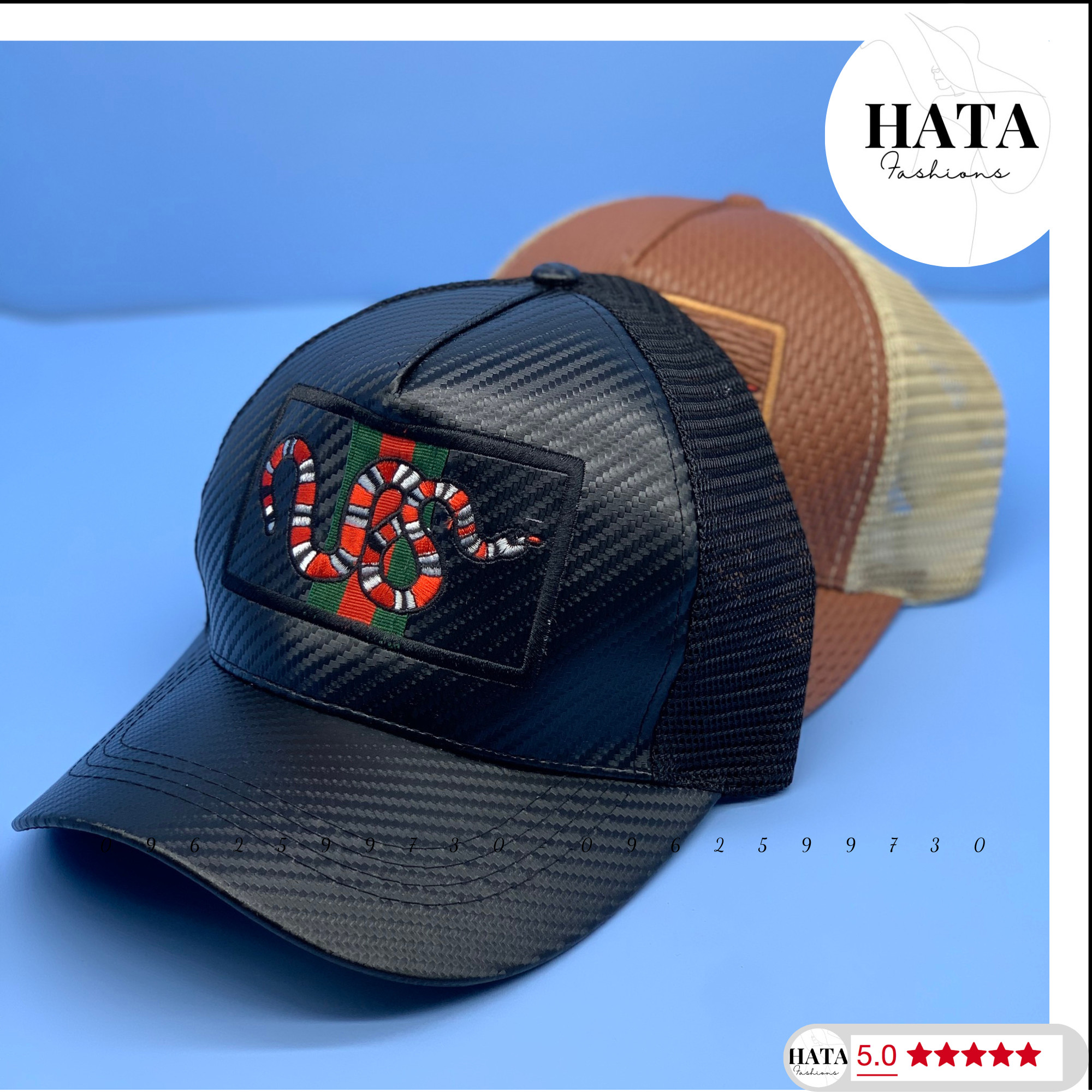 Nón Kết Logo Con Rắn Thời Trang Cao Cấp Phối Lưới Siêu Đẹp