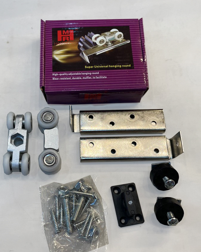 Bánh xe treo cửa lùa hammered 4 bánh