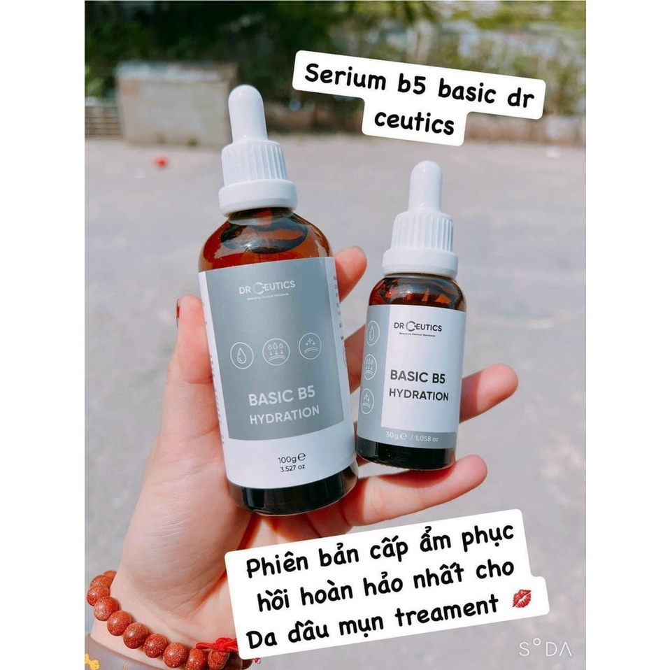 Serum DrCeutics Basic B5 Hydration Cấp Ẩm Và Phục Hồi Da