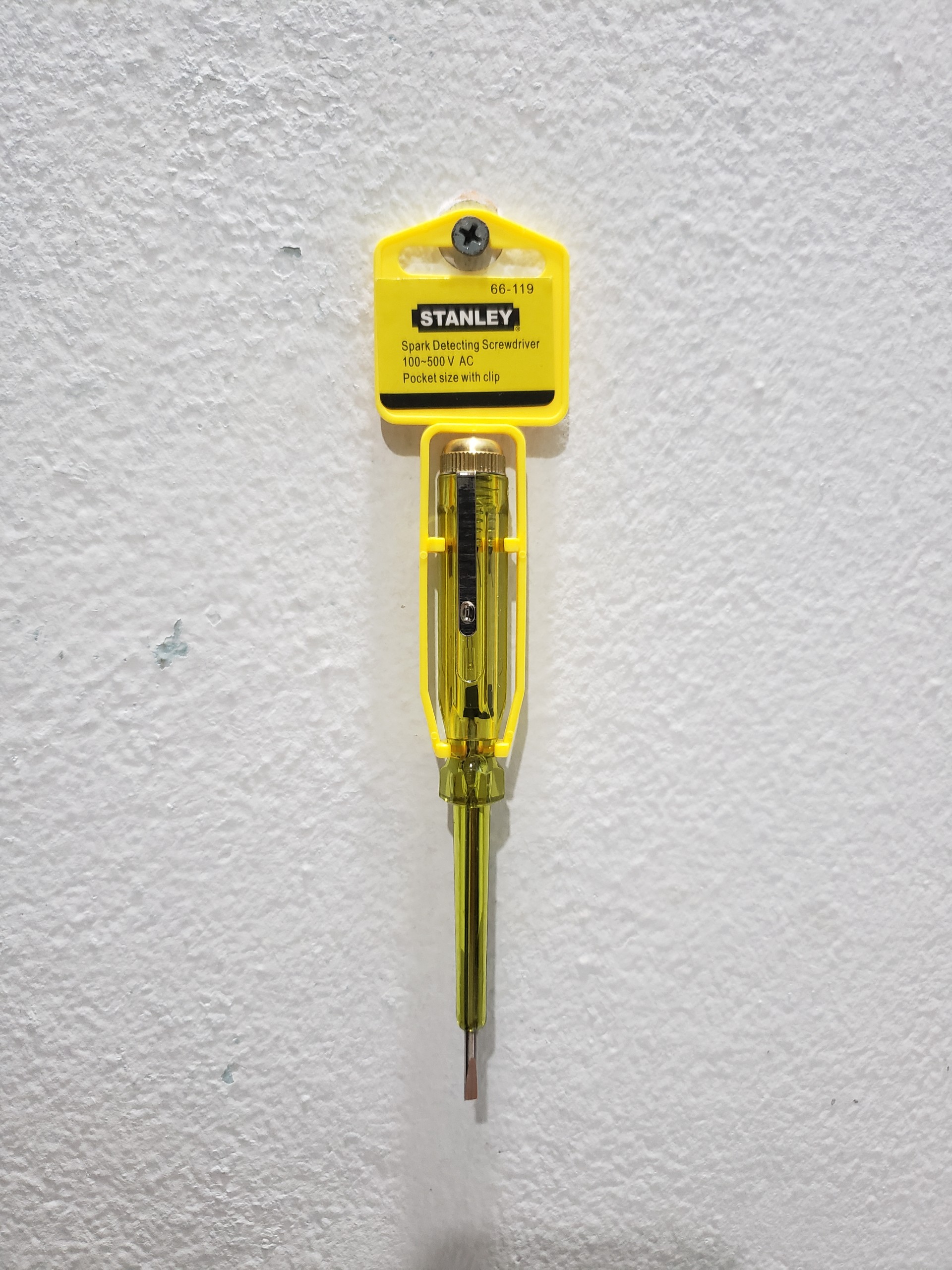 [HCM]Bút thử điện Stanley 66-119 (100-500V)