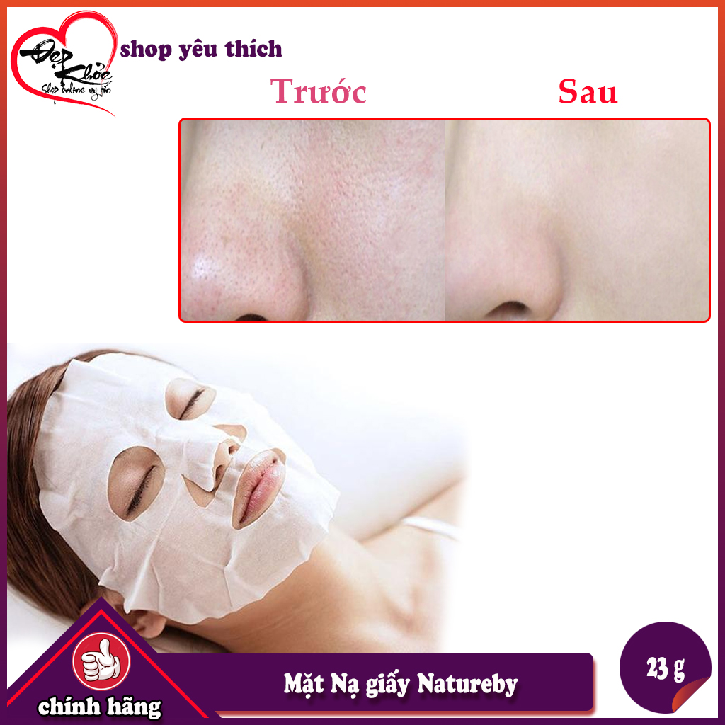 [HCM]Mặt nạ giấy Lựu Natureby HÀN QUỐC ( Bộ 10 miếng )
