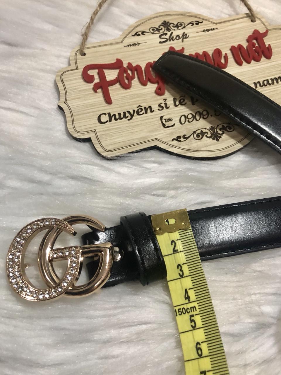 [HCM]Nịt nữ  bản 28cm mặt Chữ đính đá