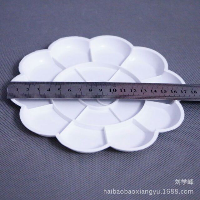 Khay Pha Màu Hoa Đào 18Cm