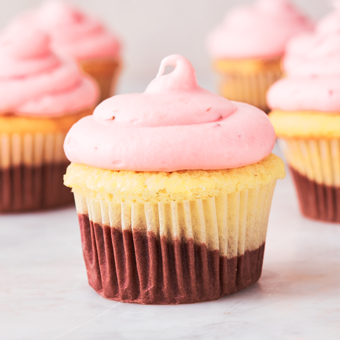 Cup giấy mềm lót cupcake, socola 9cm