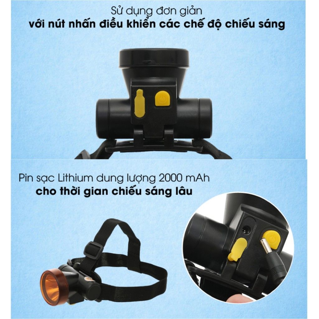 [HCM]Đèn sạc Led Comet CRT1614
