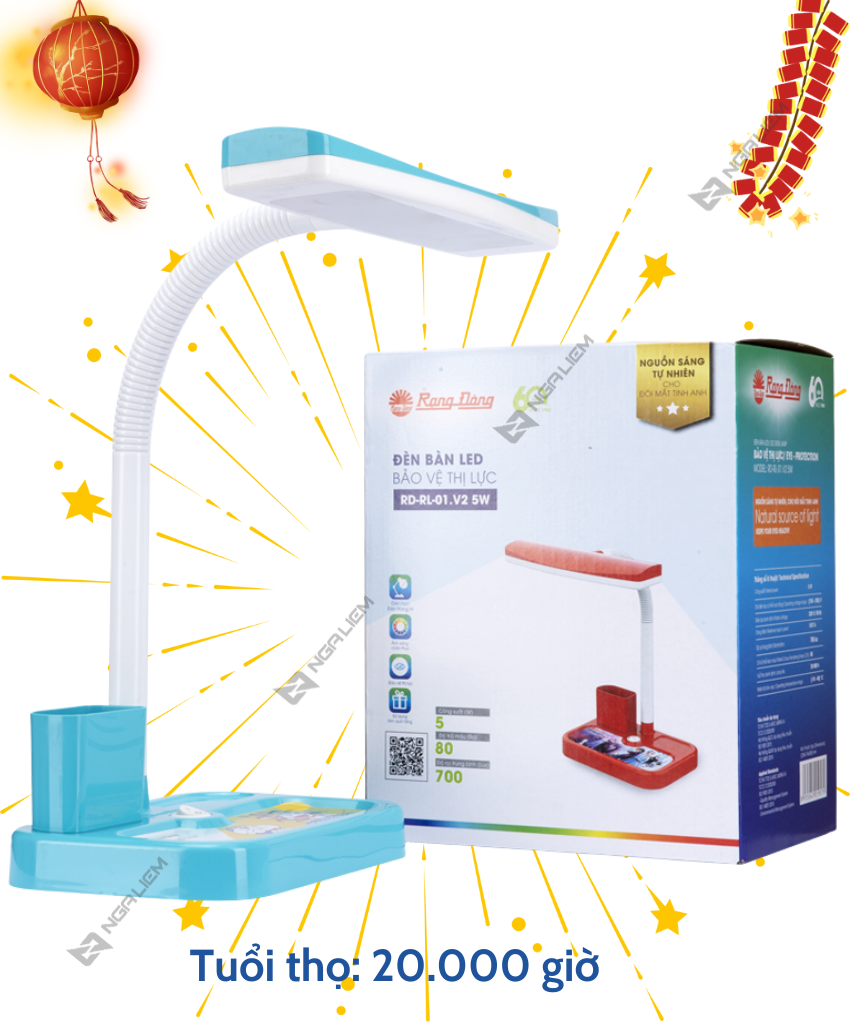 Đèn bàn Bảo vệ Thị lực RL 01 Rạng Đông [Giá rẻ nhất]