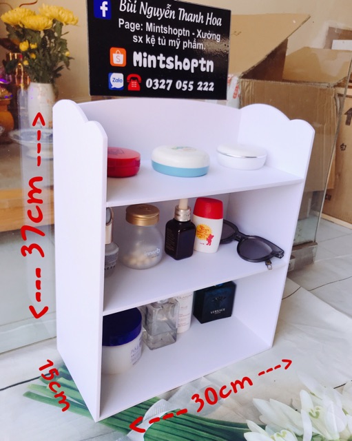 Kệ đựng mỹ phẩm đa năng loại to 37cm