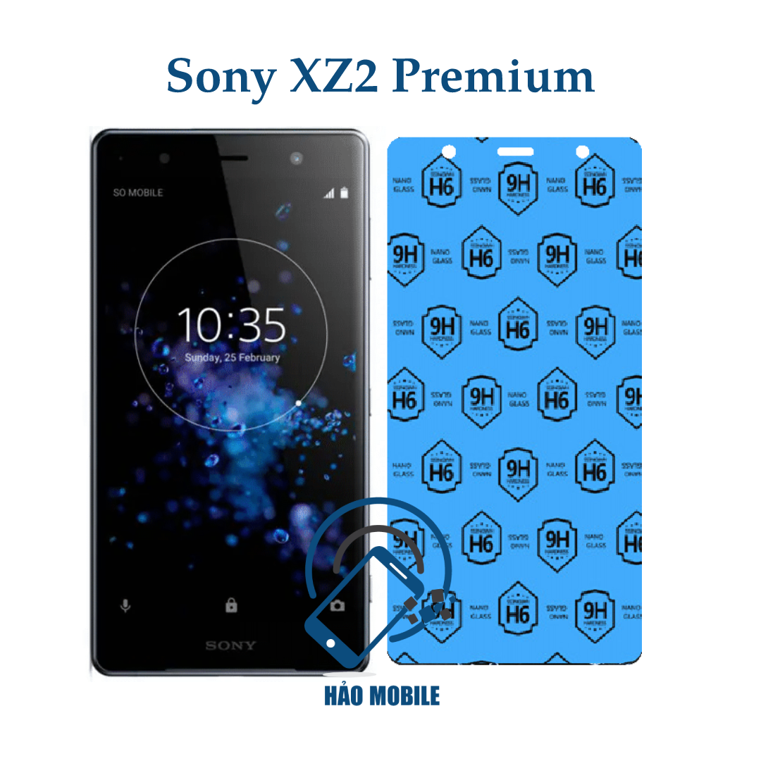Dán cường lực dẻo nano 9H Sony XZ2 Premium