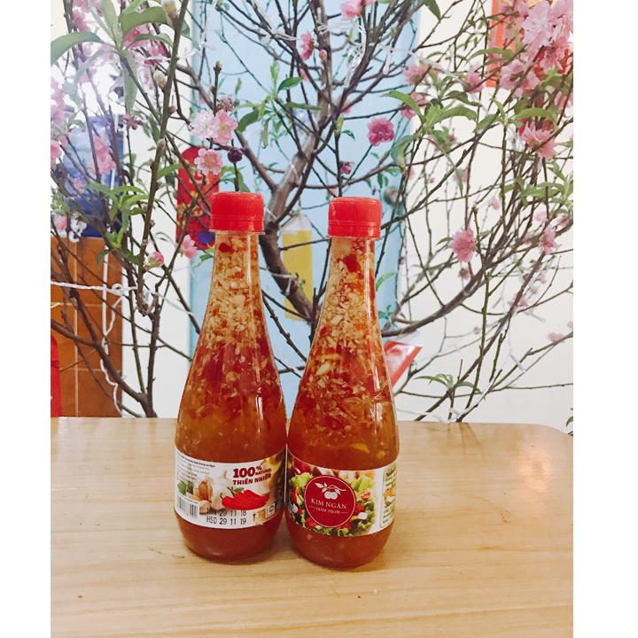 Giấm Tỏi Ớt Kim Ngân (450ml)