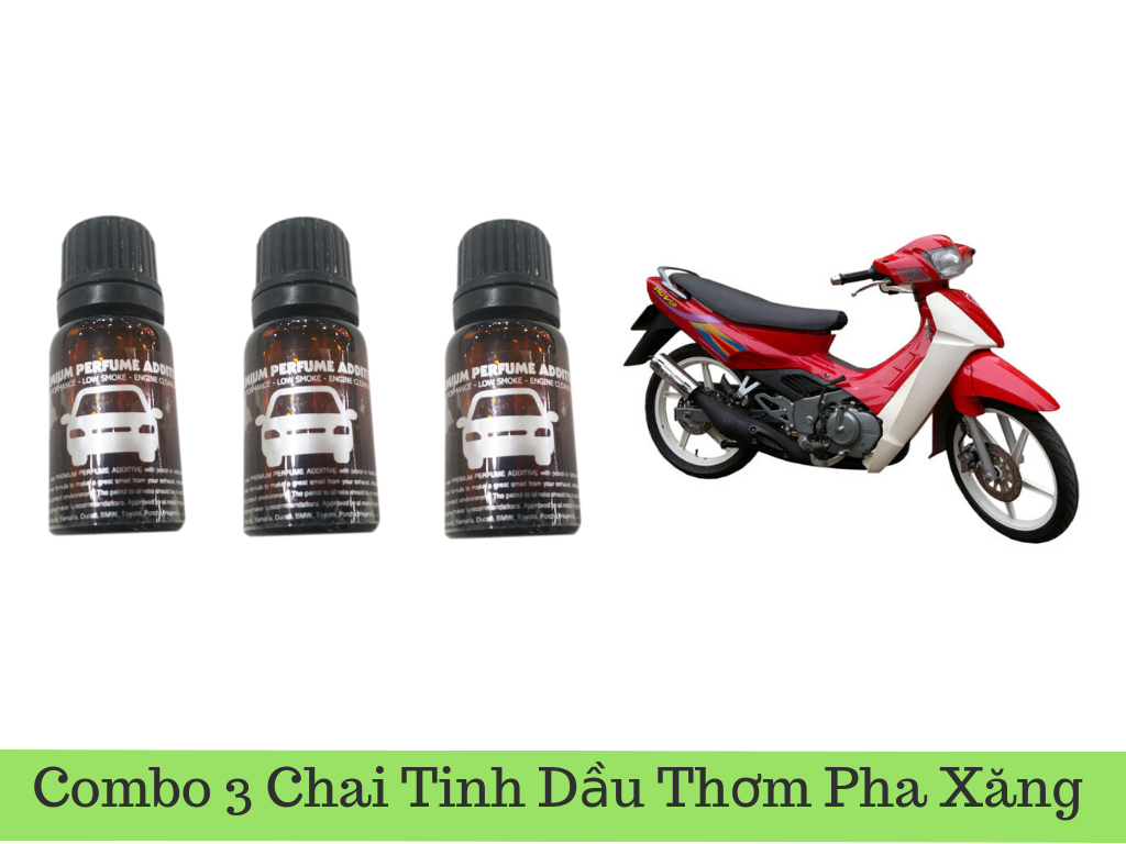 Combo 3 Chai Tinh Dầu Thơm Pha Xăng Pha Nhớt Xe Xì Po 30ml