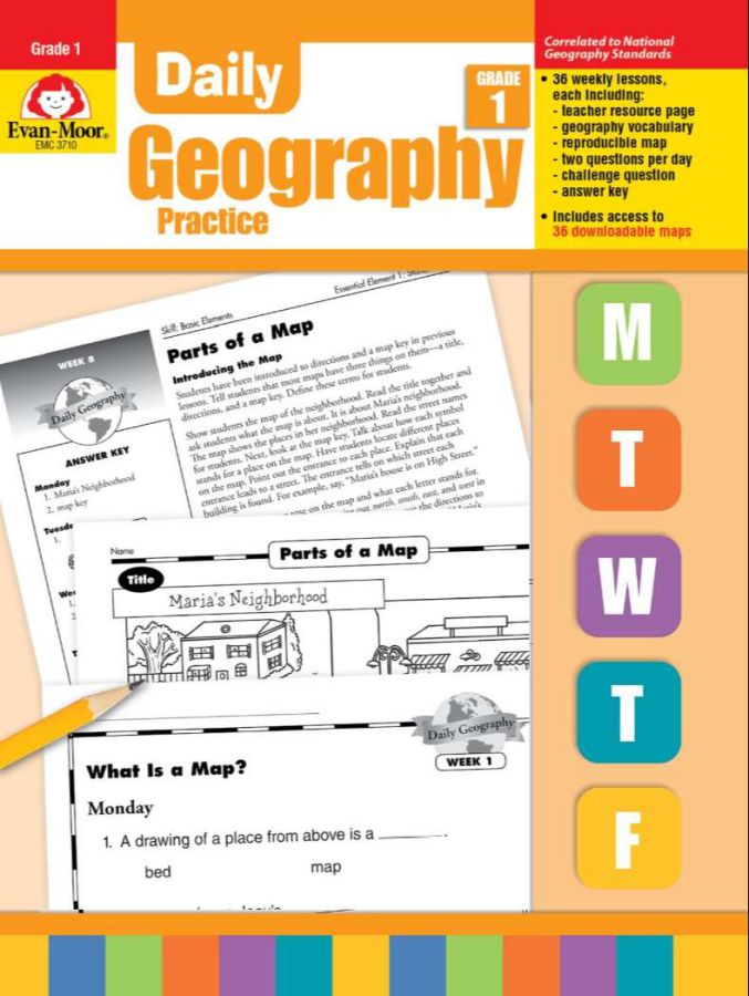 [Trọn Bộ] Daily Geography Practice (6 book)