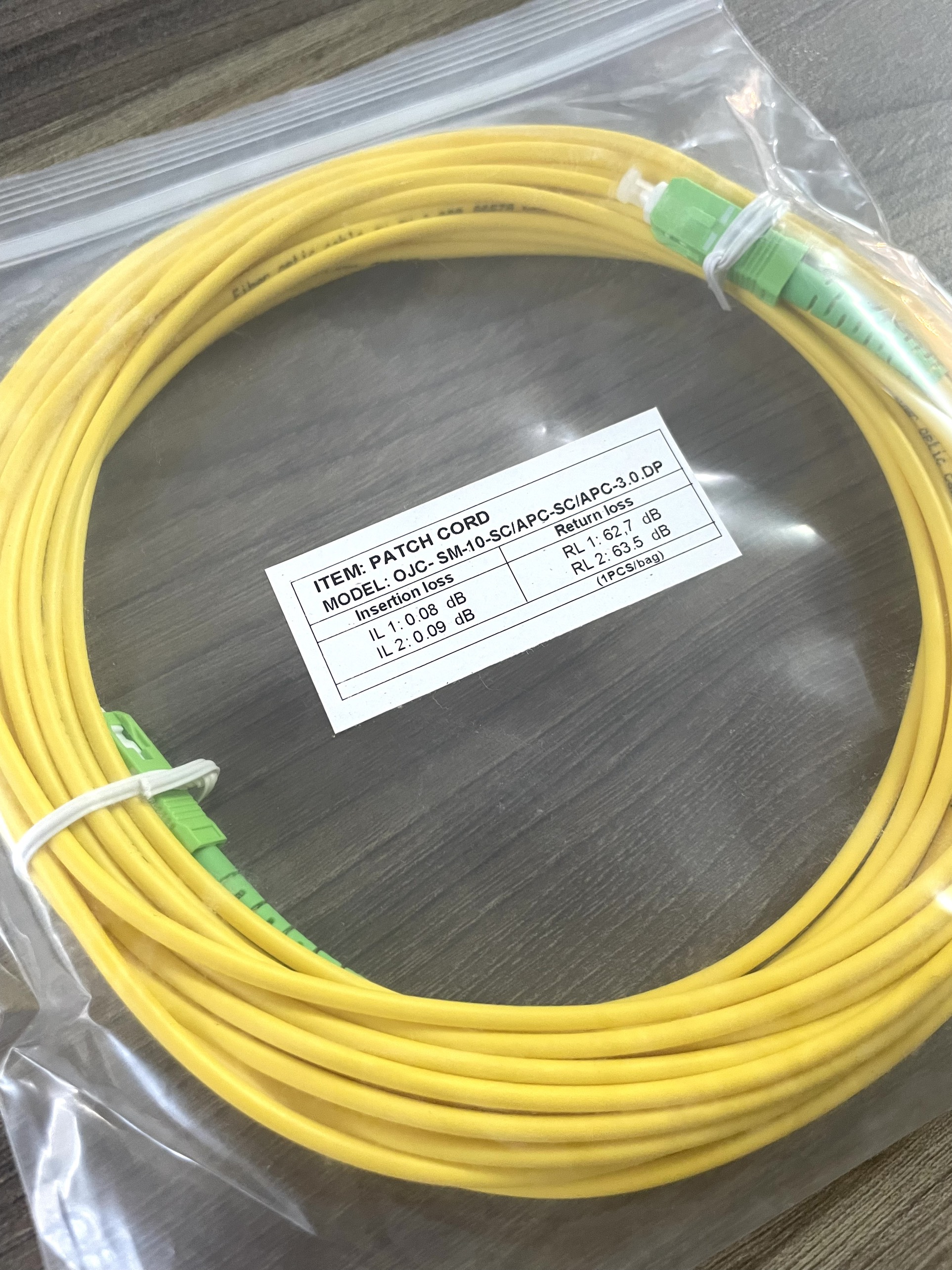 Dây nhảy quang SC/APC - SC/APC 10m