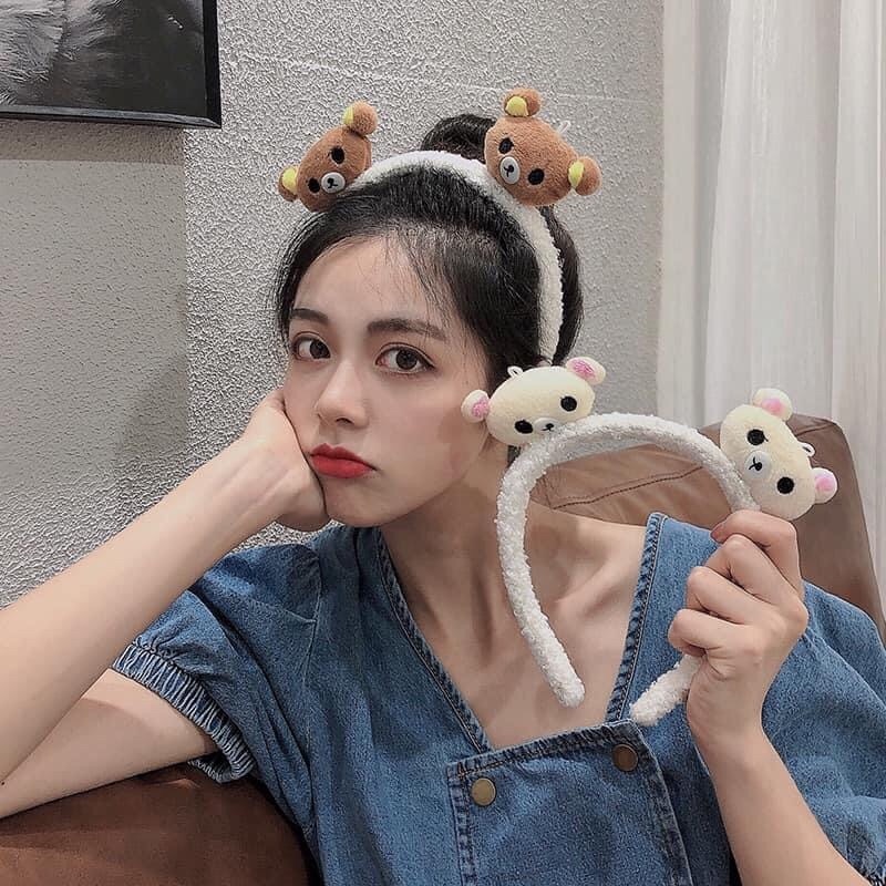 Băng Đô Cài Tóc Hình Thú Nhồi Bông Đáng Yêu