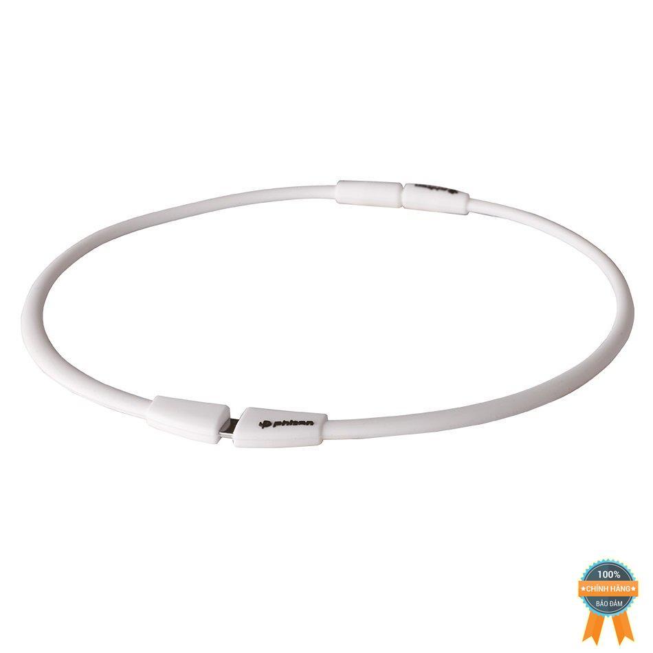 Vòng Đeo Cổ Phiten Rakuwa Necklace GS S-Pro - Trắng (43cm)