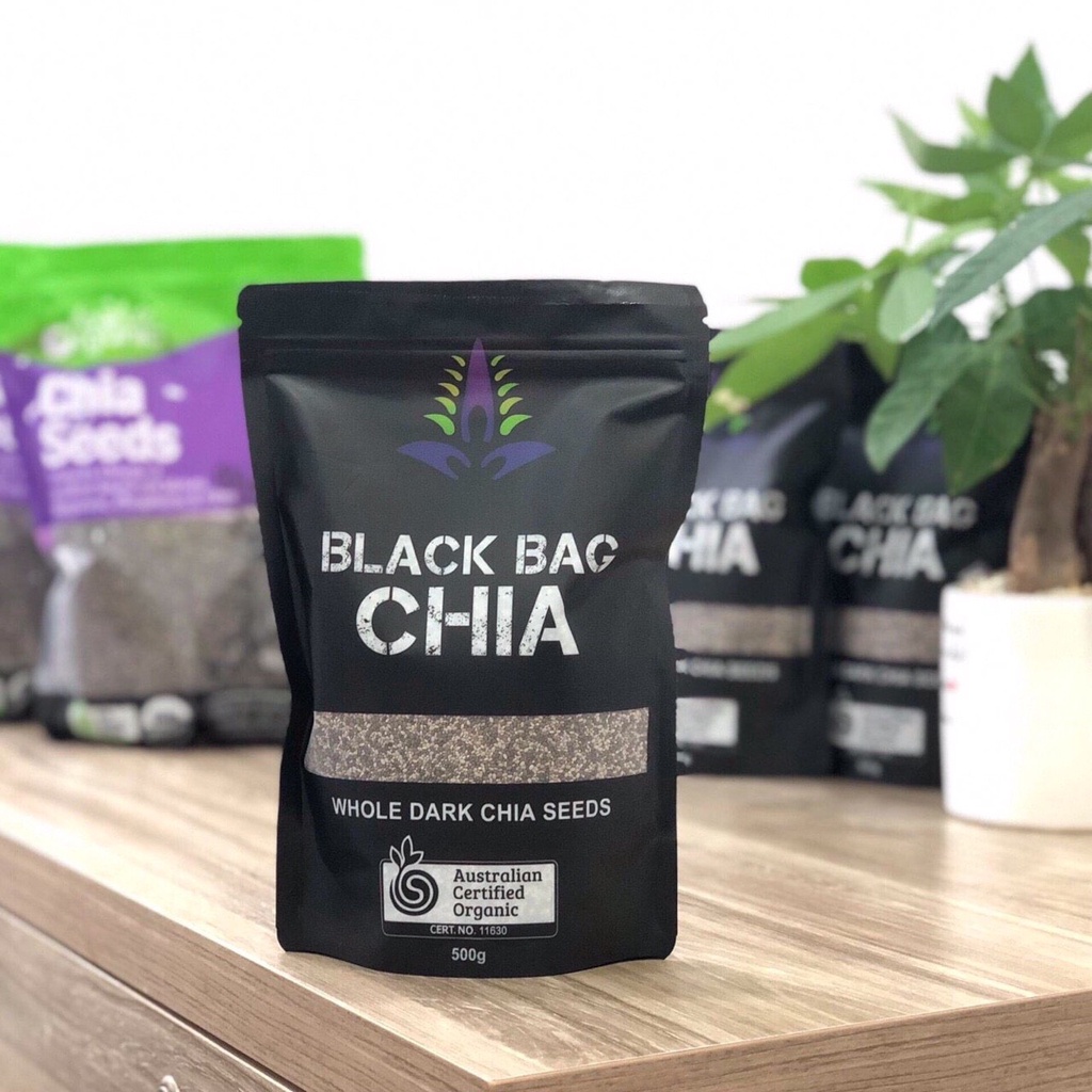 HẠT CHIA TÍM ÚC - BỊCH 1KG  -ABSOLUTE ORGANIC -MỚI NHẤT