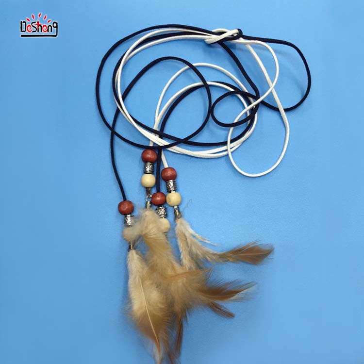 Dây nịt thắt lưng nữ cột eo da lông vũ vintage