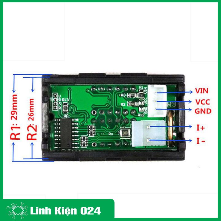 Module đo dòng đo áp 0-100V / 10A độ chính xác cao